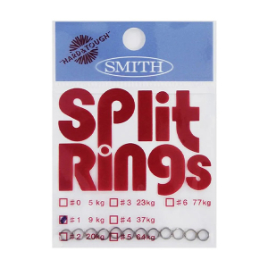 Заводные кольца Smith Split Rings Stainless #6 (77кг)